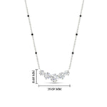 Load image into Gallery viewer, 1-carat-five-stone-diamond-spaced-out-mangalsutra-necklace-in-white-gold-mgs11130angle1-1.00ct-nl-wg-hw.jpg?v=1777282409