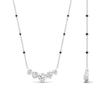 Load image into Gallery viewer, 1-carat-five-stone-diamond-spaced-out-mangalsutra-necklace-in-white-gold-mgs11130angle2-1.00ct-nl-wg.jpg?v=1777282409
