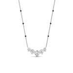 Load image into Gallery viewer, 1-carat-five-stone-diamond-spaced-out-mangalsutra-necklace-in-white-gold-mgs11130angle3-1.00ct-nl-wg.jpg?v=1777282409