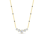 Load image into Gallery viewer, 1-carat-five-stone-diamond-spaced-out-mangalsutra-necklace-in-yellow-gold-mgs11130angle1-1.00ct-nl-yg.jpg?v=1777282409