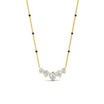 Load image into Gallery viewer, 1-carat-five-stone-diamond-spaced-out-mangalsutra-necklace-in-yellow-gold-mgs11130angle3-1.00ct-nl-yg.jpg?v=1777282409