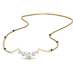 Load image into Gallery viewer, 1-carat-five-stone-diamond-spaced-out-mangalsutra-necklace-in-yellow-gold-mgs11130sleep-1.00ct-nl-yg.jpg?v=1777282409