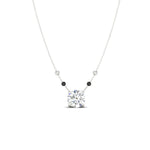 Load image into Gallery viewer, 1-carat-solitaire-diamond-with-black-beads-mangalsutra-in-white-gold-mgs11600roangle1-1.00ct-nl-wg