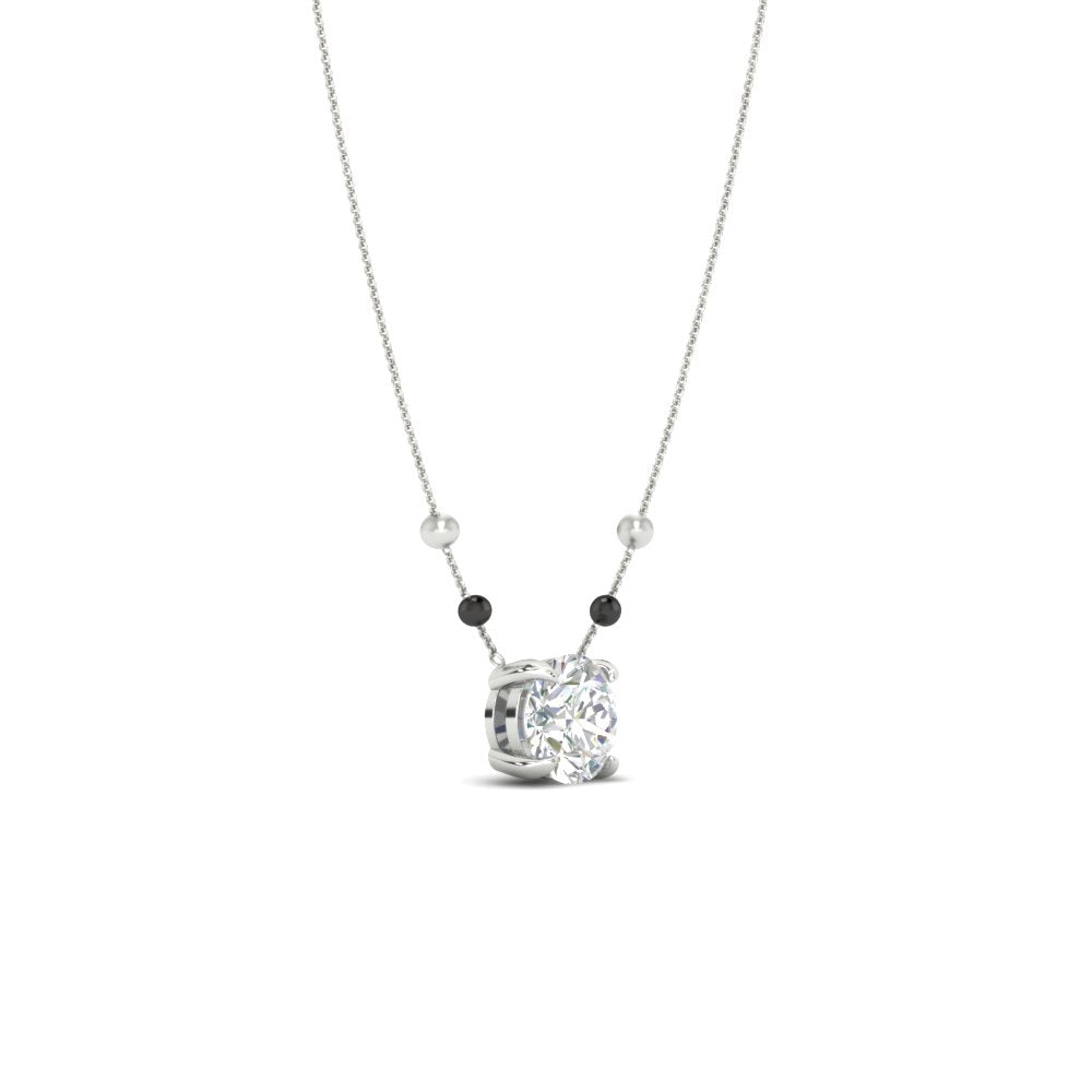 1-carat-solitaire-diamond-with-black-beads-mangalsutra-in-white-gold-mgs11600roangle3-1.00ct-nl-wg