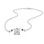 Load image into Gallery viewer, 1-carat-solitaire-diamond-with-black-beads-mangalsutra-in-white-gold-mgs11600rosleep-1.00ct-nl-wg