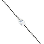 Load image into Gallery viewer, 1-carat-solitaire-mangalsutra-bracelet-in-white-gold-mgsbrc11614angle5-1.00ct-nl-wg