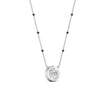 Load image into Gallery viewer, Bezel Set Solitaire Modern Mangalsutra