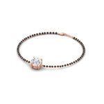 Load image into Gallery viewer, 1.50-carat-solitaire-mangalsutra-bracelet-in-rose-gold-mgsbrc11614angle3-1.50ct-nl-rg