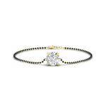 Load image into Gallery viewer, 1.50-carat-solitaire-mangalsutra-bracelet-in-yellow-gold-mgsbrc11614angle1-1.50ct-nl-yg