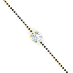 Load image into Gallery viewer, 1.50-carat-solitaire-mangalsutra-bracelet-in-yellow-gold-mgsbrc11614angle5-1.50ct-nl-yg