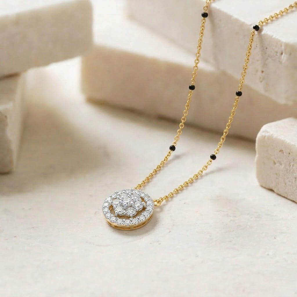 14K Gold Mangalsutra (58.3% Pure Gold)