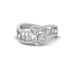 Load image into Gallery viewer, 2 Row Real Diamond Daily Wear Ring
