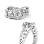 Load image into Gallery viewer, 2 Row Real Diamond Daily Wear Ring
