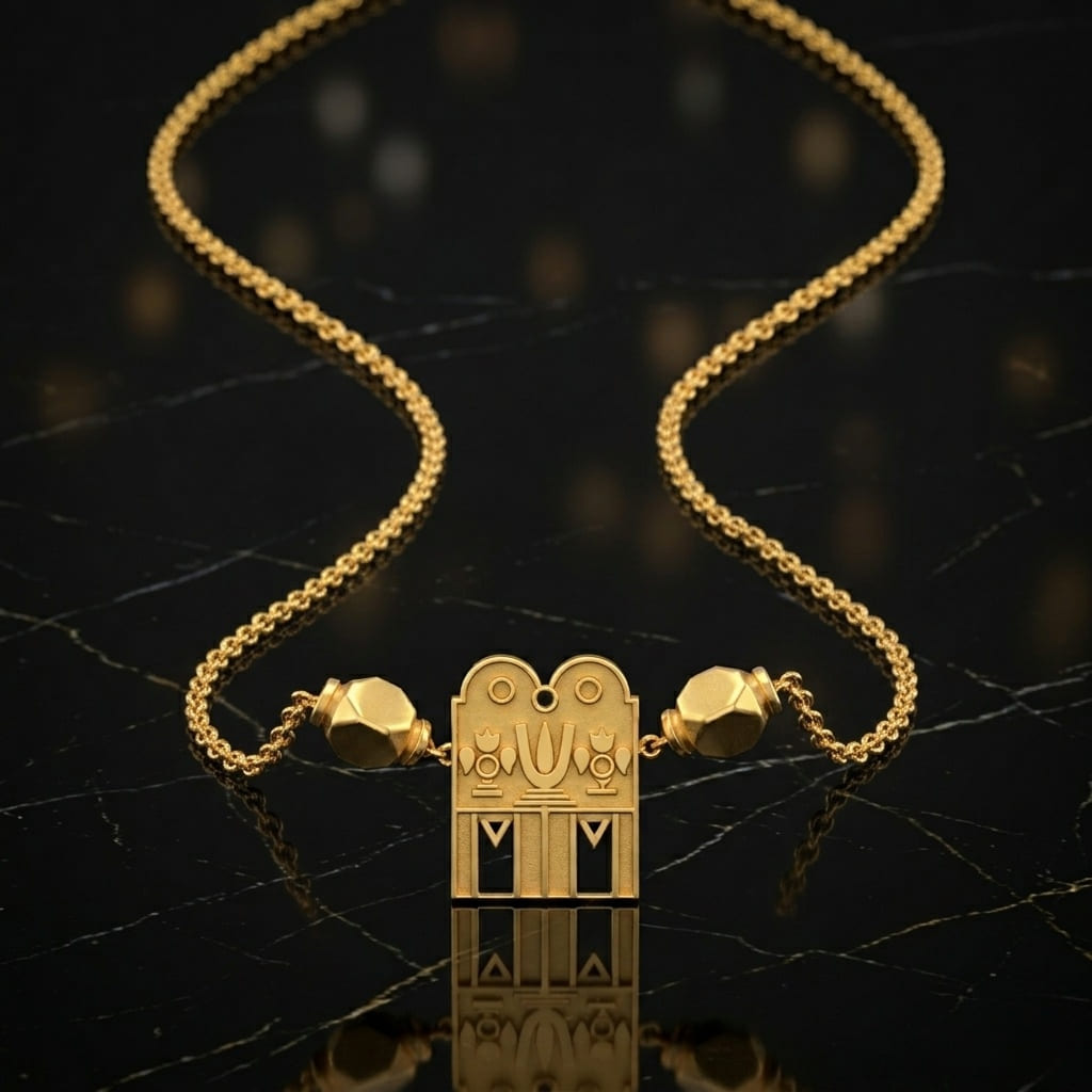 22K Gold Mangalsutra (91.6% Pure Gold)