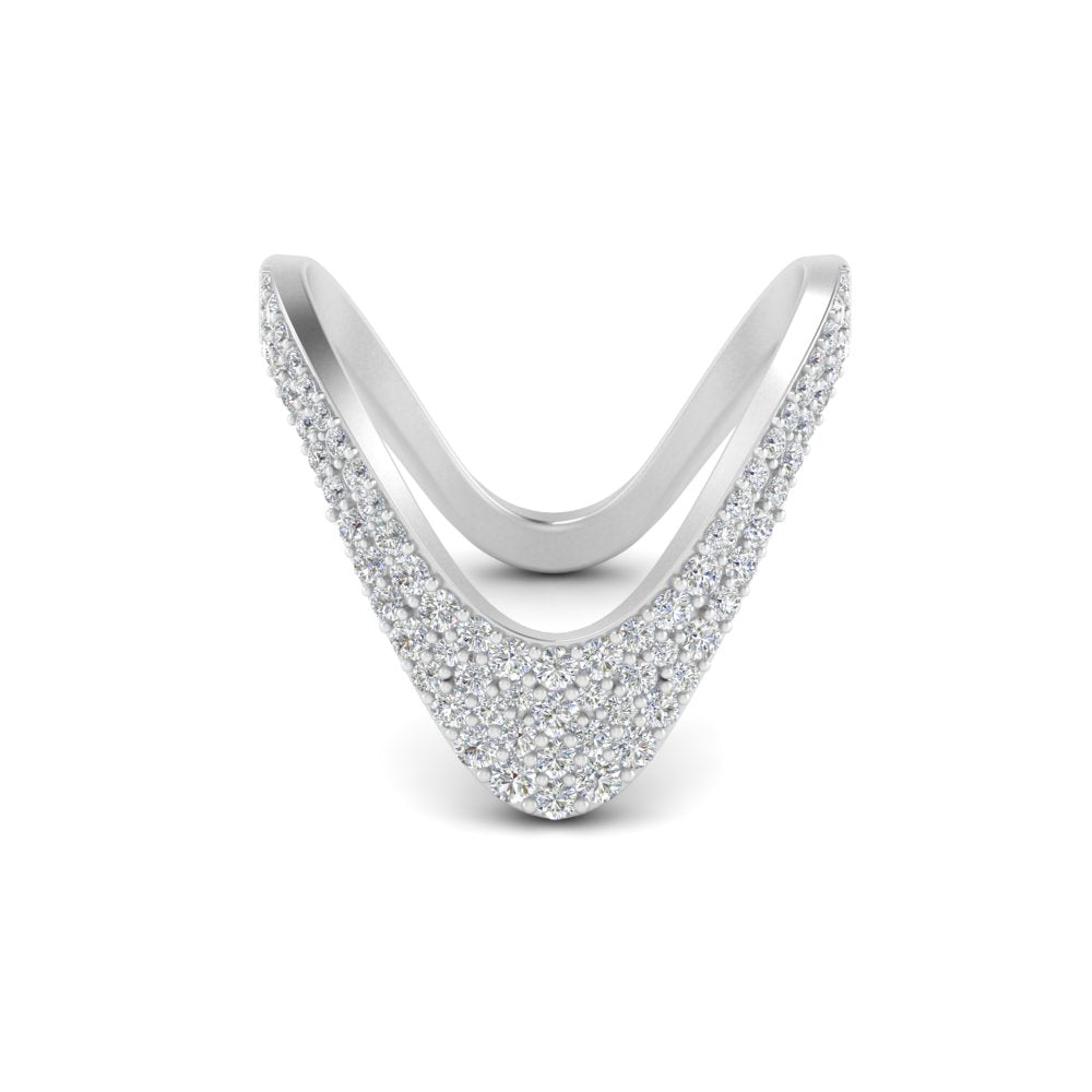 18K Gold Diamond Vanki Ring for Women - CUSTOMIZED - 235-DIAMOND-VANKI-RING-CUSTOM  in 8.000 Grams