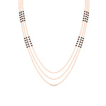 Load image into Gallery viewer, 3 Layer Black Bead Mangalsutra