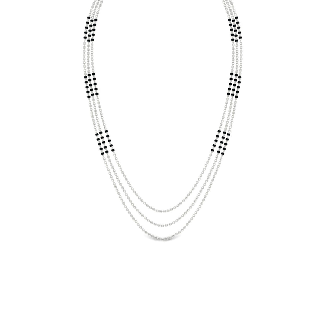 3 Layer Black Bead Mangalsutra