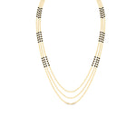 Load image into Gallery viewer, 3 Layer Black Bead Mangalsutra