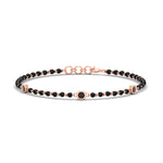 Load image into Gallery viewer, 3-stone-bezel-set-black-diamond-mens-station-bracelet-in-rose-gold-mgsmbrc11837blackangle1-nl-rg.jpg