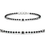 Load image into Gallery viewer, 3-stone-bezel-set-black-diamond-mens-station-bracelet-in-white-gold-mgsmbrc11837blacksleep-nl-wg.jpg