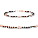 Load image into Gallery viewer, 3-stone-bezel-set-diamond-mens-station-bracelet-in-rose-gold-mgsmbrc11837sleep-nl-rg.jpg