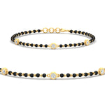 Load image into Gallery viewer, 3-stone-bezel-set-diamond-mens-station-bracelet-in-yellow-gold-mgsmbrc11837sleep-nl-yg.jpg