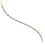 Load image into Gallery viewer, 3-stone-bezel-set-emerald-mens-station-bracelet-in-yellow-gold-mgsmbrc11837gemgrangle3-nl-yg.jpg