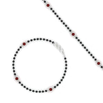 Load image into Gallery viewer, 3-stone-bezel-set-ruby-mens-station-bracelet-in-white-gold-mgsmbrc11837grudrangle4-nl-wg.jpg