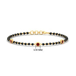 Load image into Gallery viewer, 3-stone-bezel-set-ruby-mens-station-bracelet-in-yellow-gold-mgsmbrc11837grudrangle1-nl-yg-hw.jpg