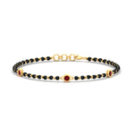 Load image into Gallery viewer, 3-stone-bezel-set-ruby-mens-station-bracelet-in-yellow-gold-mgsmbrc11837grudrangle1-nl-yg.jpg