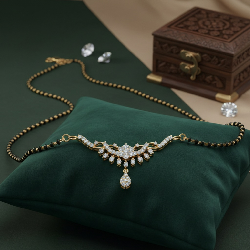 2. Diamond Mangalsutra