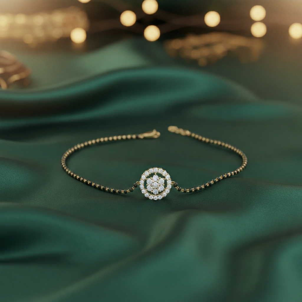 1. Diamond Bracelet Mangalsutras