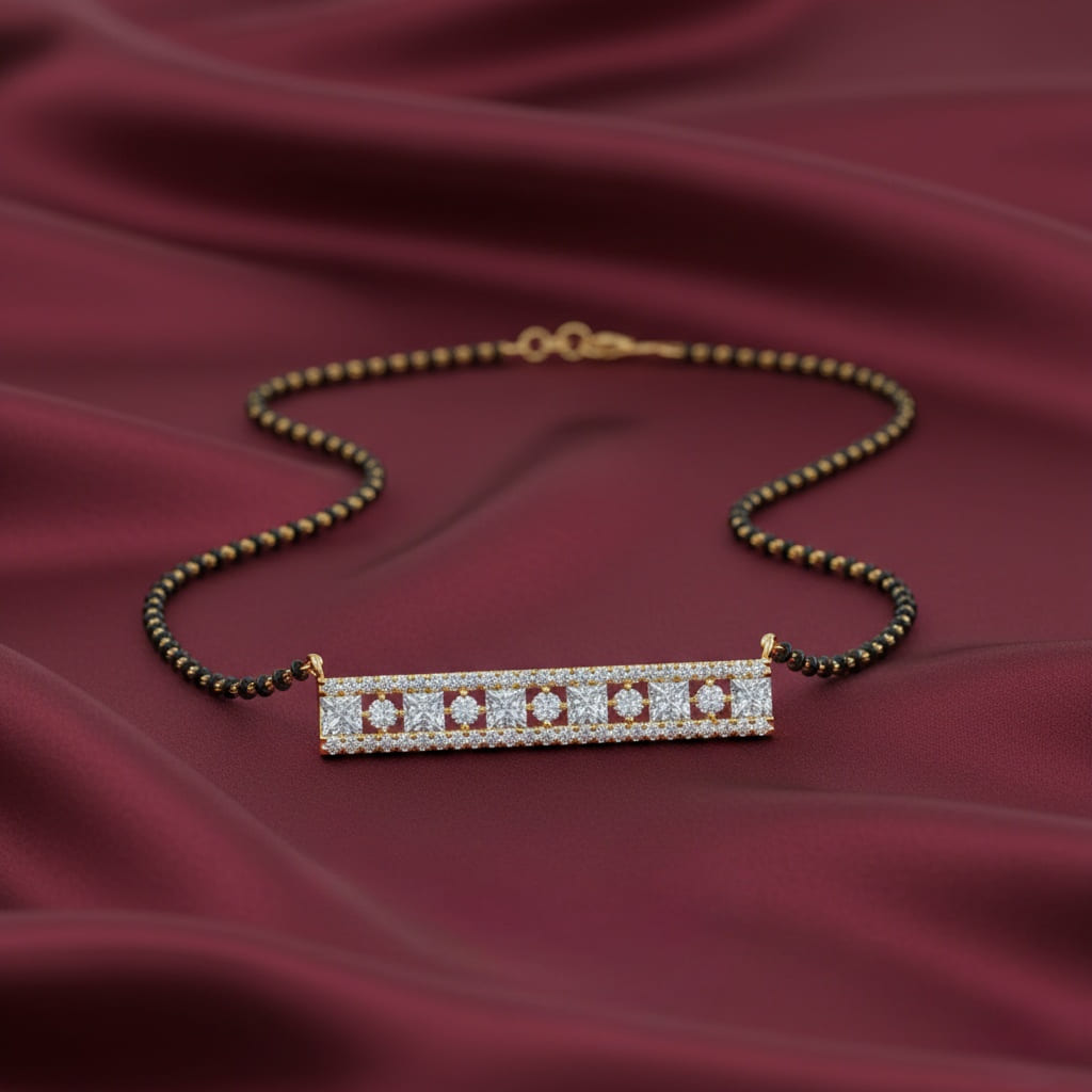 Bar Design Short Mangalsutra