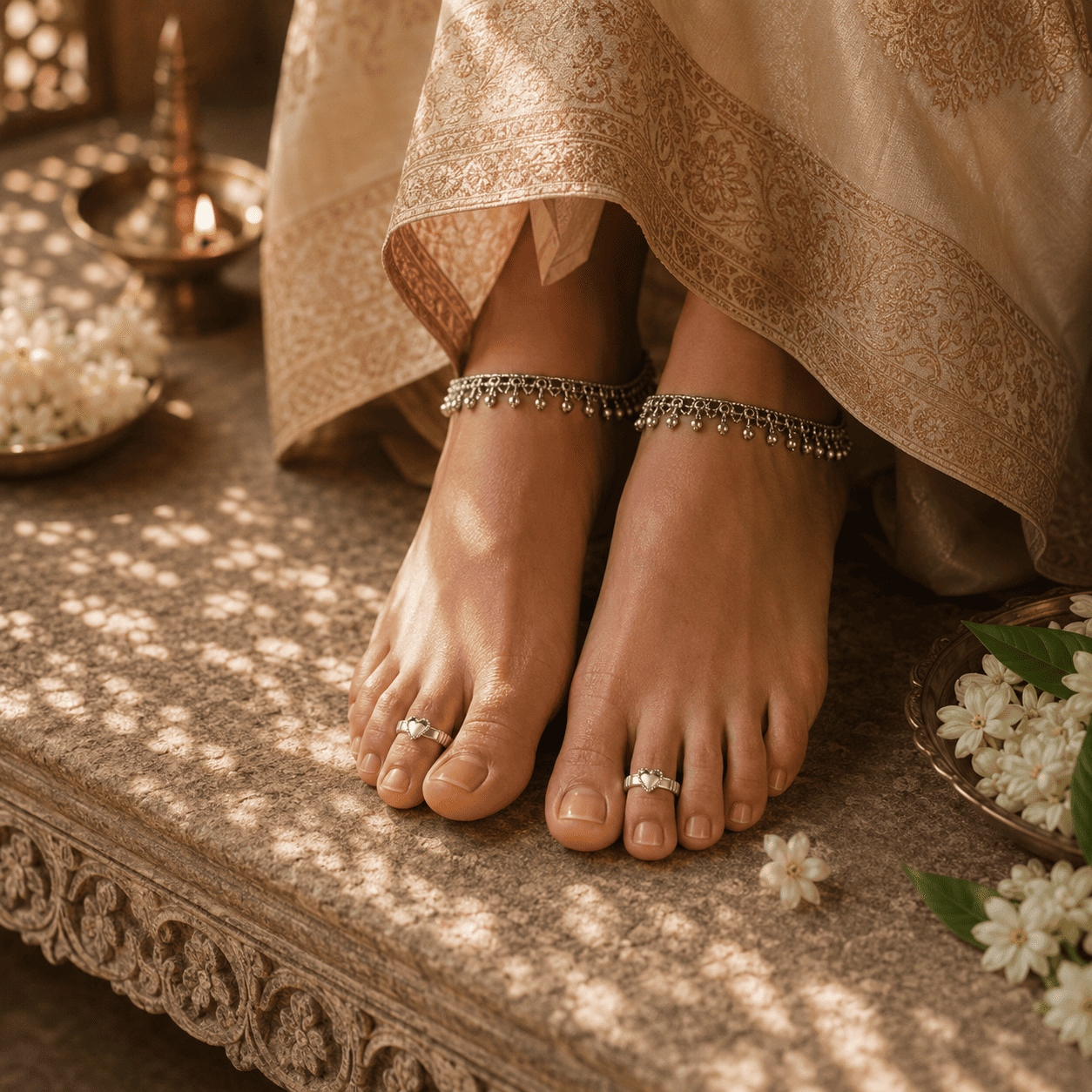Best Occasions for Silver Toe Rings