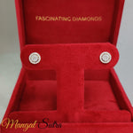 Load image into Gallery viewer, Classic-round-cluster-diamond-halo-stud-earring-in-yellow-gold-mgsera11487-5