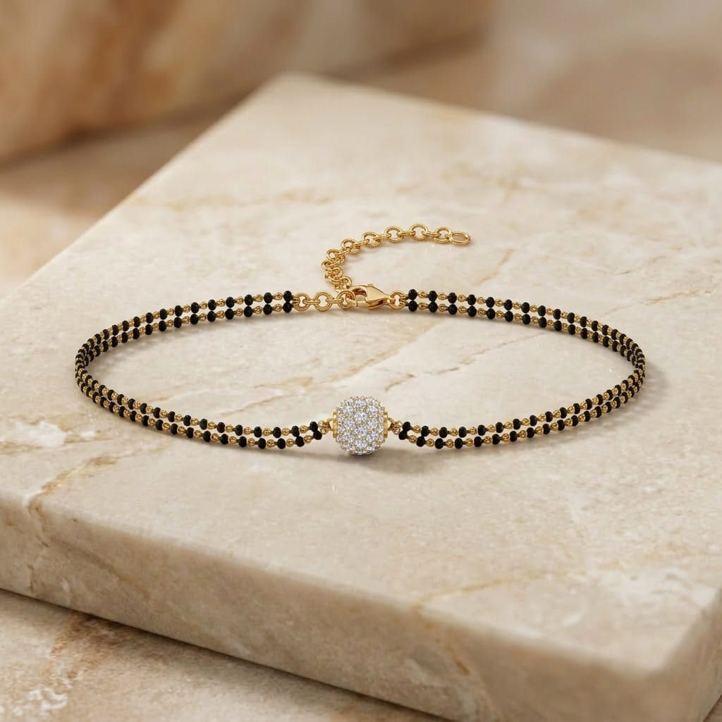 Adjustable Chain Bracelet Mangalsutra