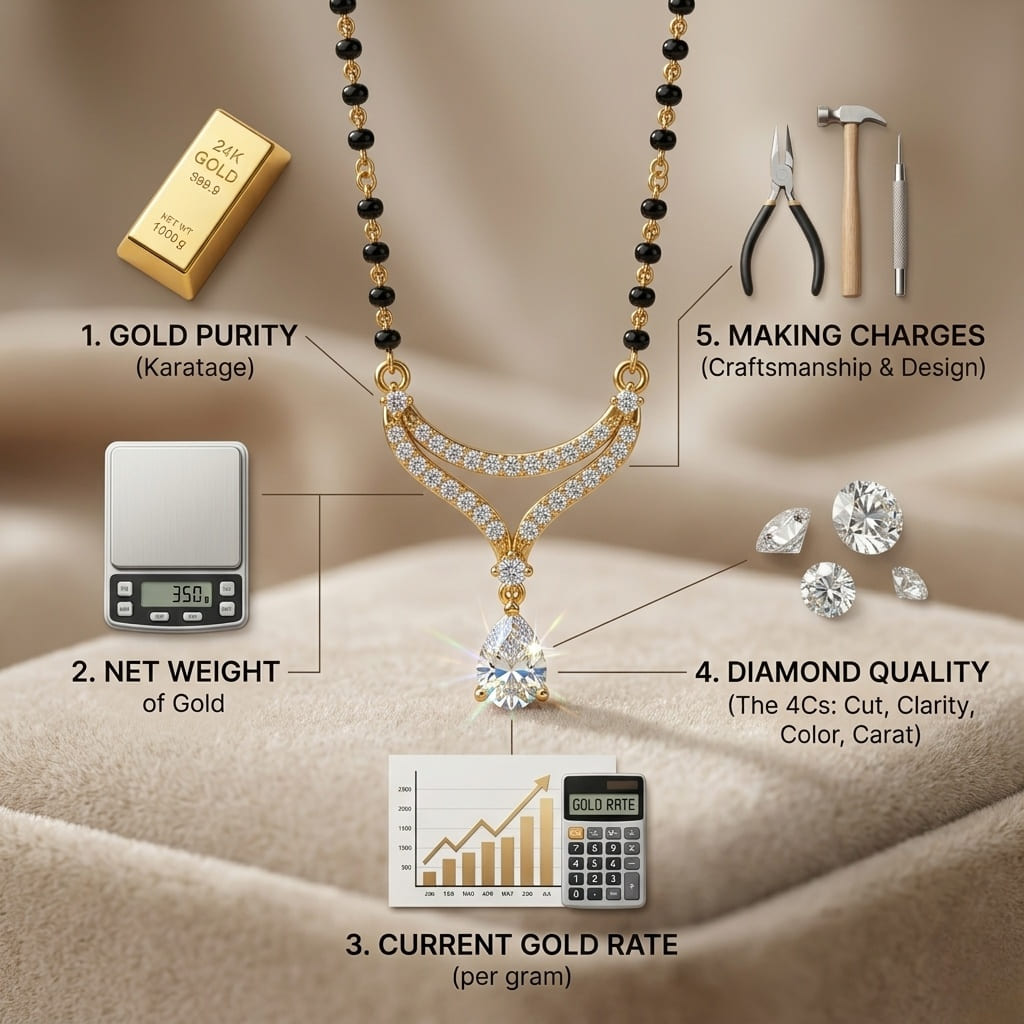 Factors That Affect Mangalsutra Pricing