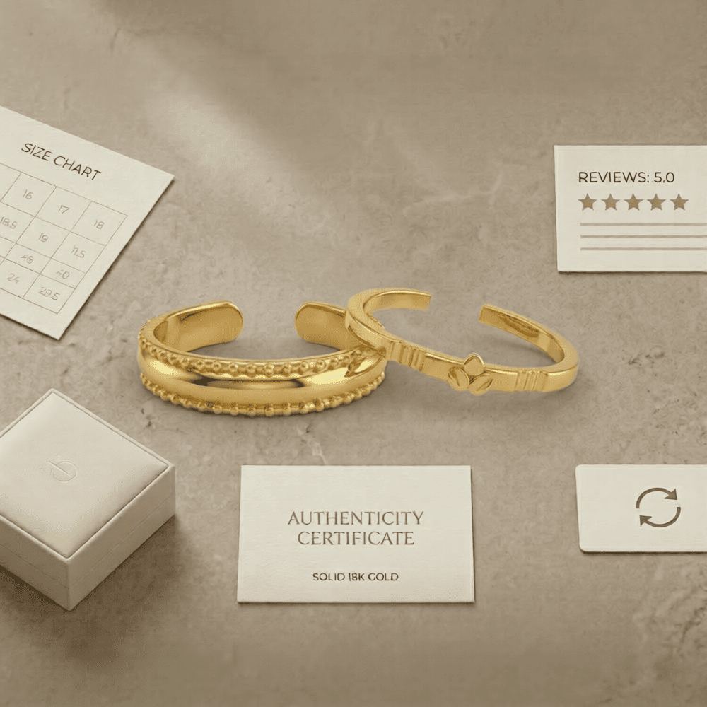 Extra Tips for Buying Toe Rings Online