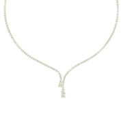 Tennis Eternity Y Diamond Necklace