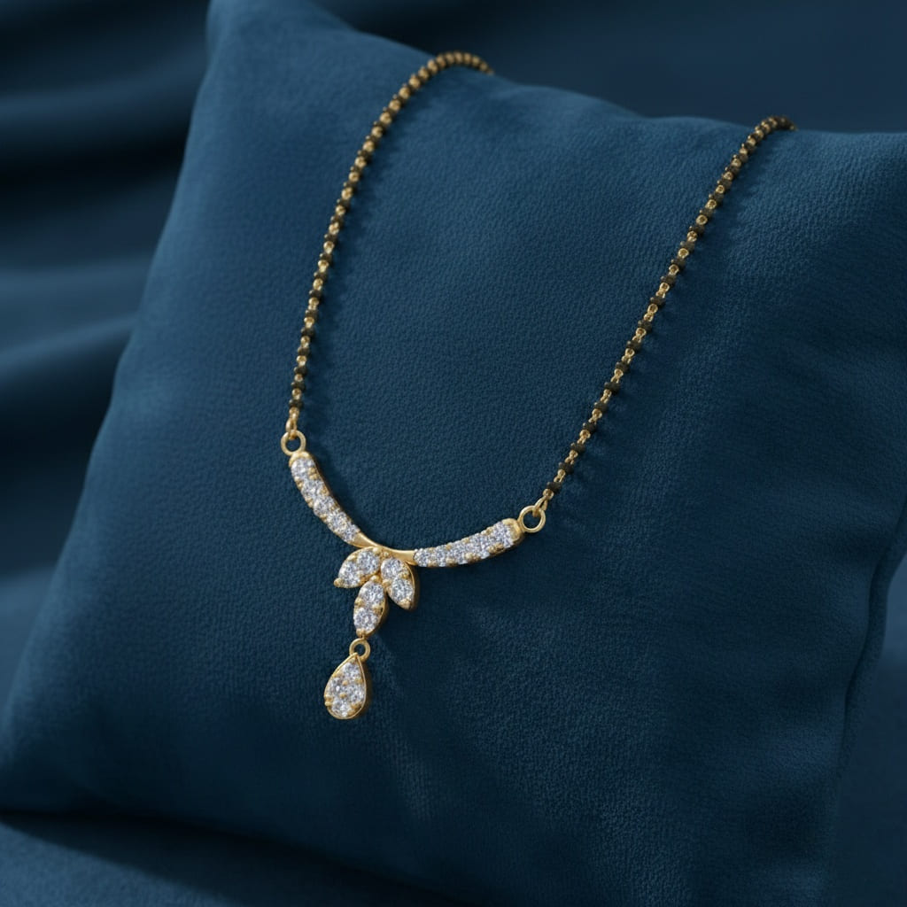 Floral Short Mangalsutra