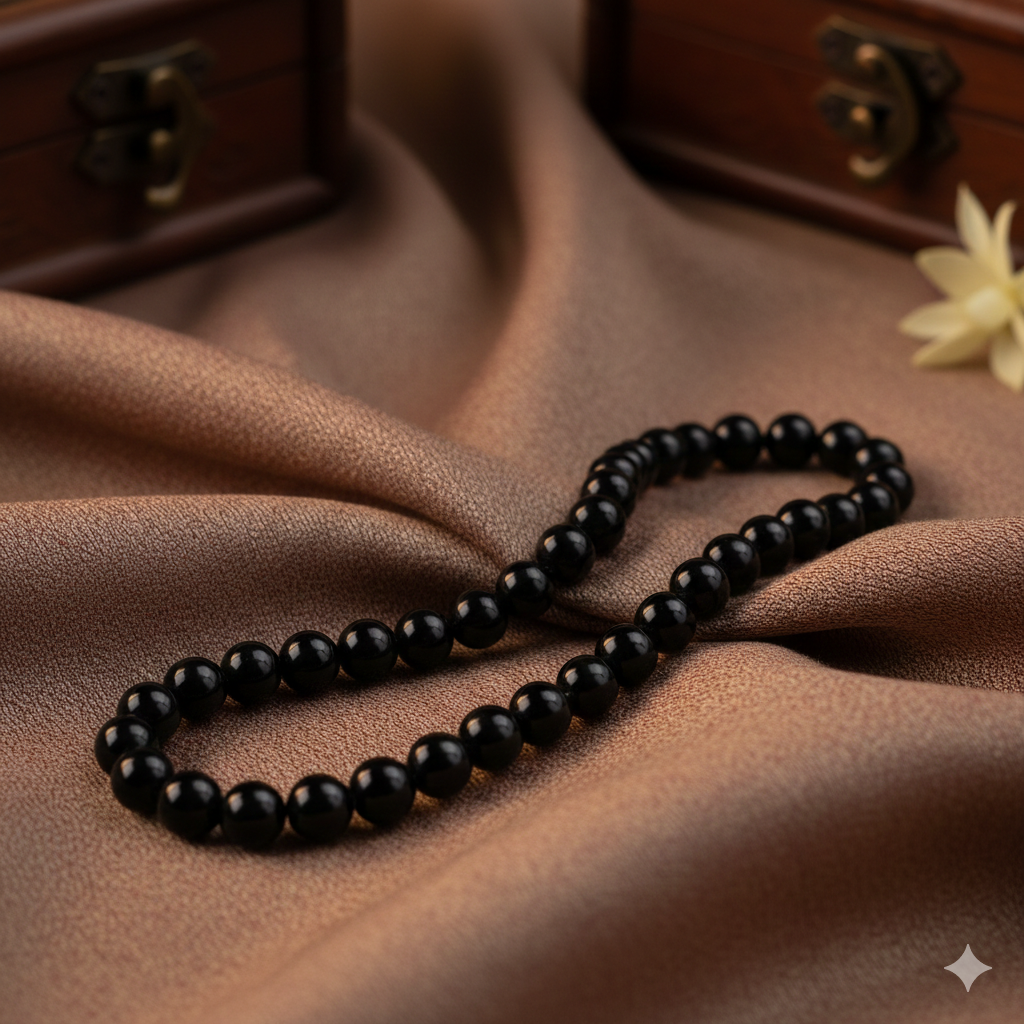 2. Black Beads