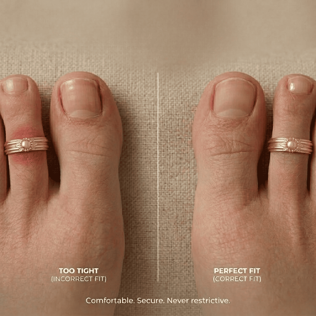 How Tight Should a Toe Ring Be?