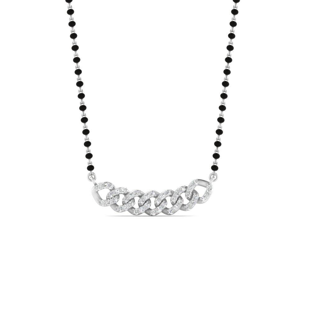 Link Chain Diamond Mangalsutra