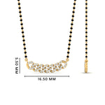 Load image into Gallery viewer, Link Chain Diamond Mangalsutra
