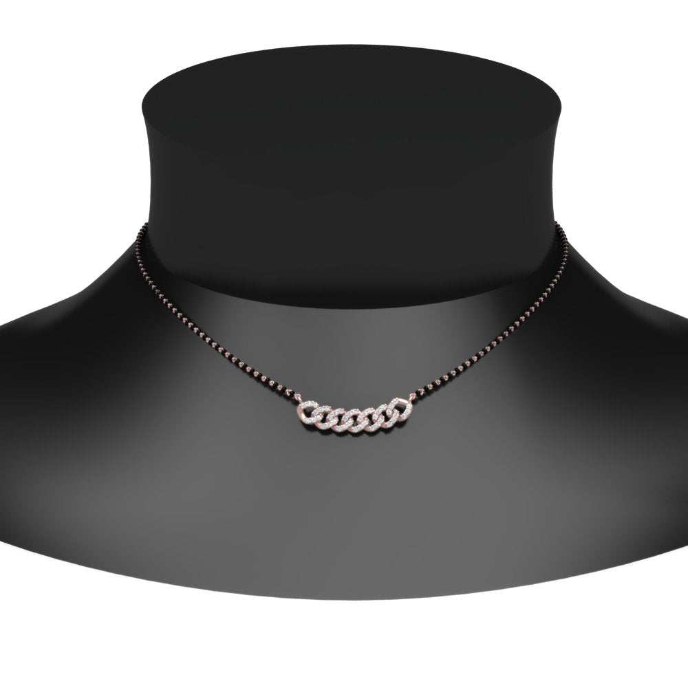 Link Chain Diamond Mangalsutra