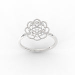 Load image into Gallery viewer, Delicate Flower Diamond Ring
