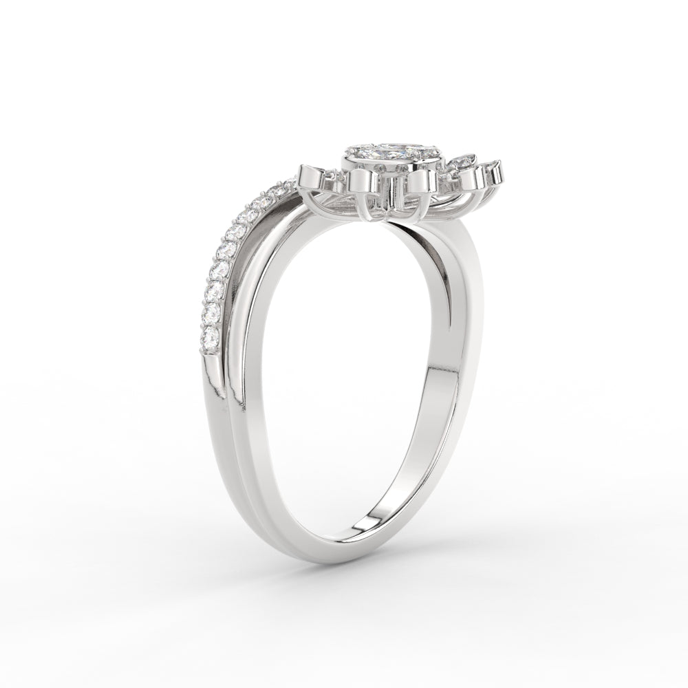 Beautiful Illusion Set Diamond Ring