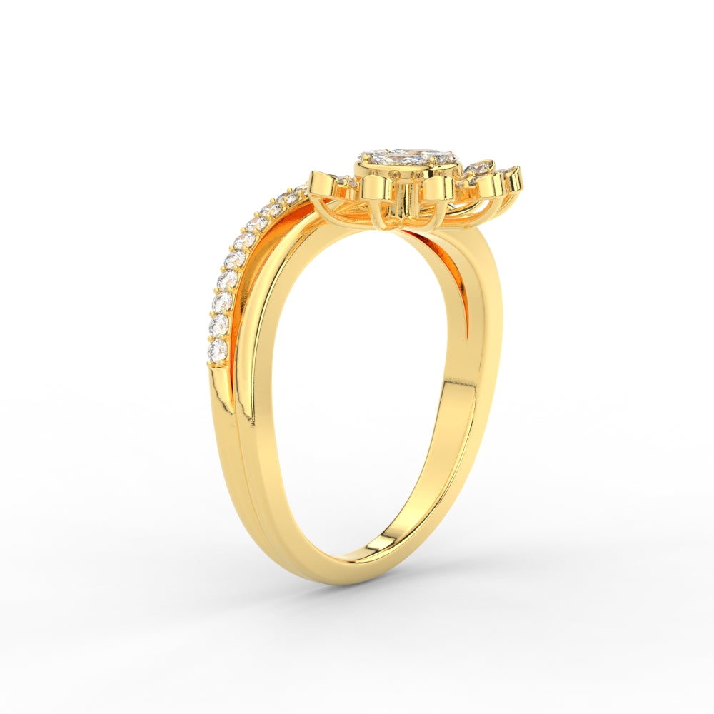 Beautiful Illusion Set Diamond Ring