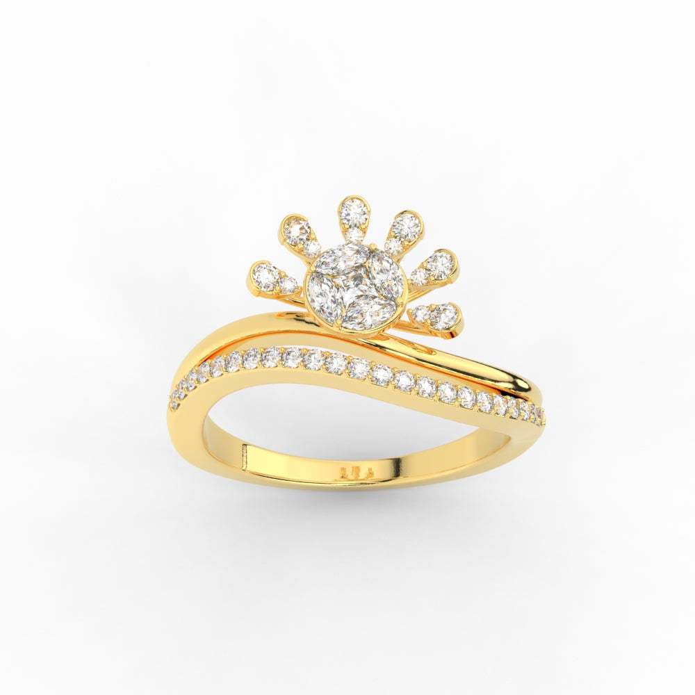 Beautiful Illusion Set Diamond Ring