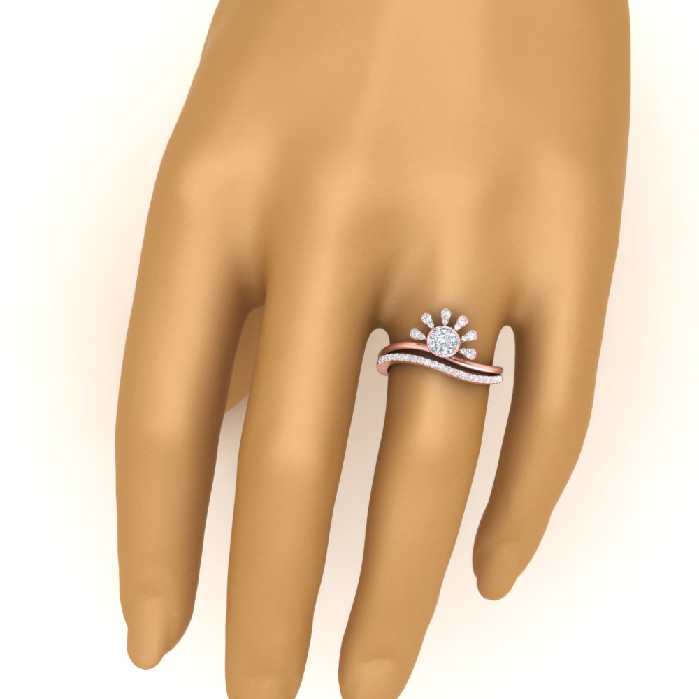Beautiful Illusion Set Diamond Ring